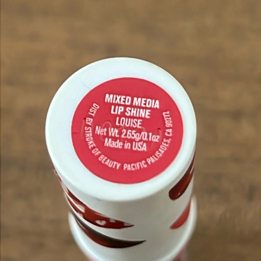 Stroke of Beauty lip shine lipstick mixed media shade Louise